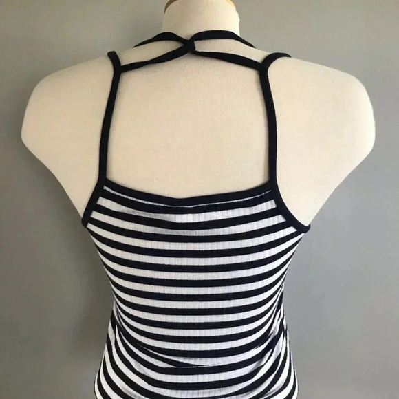 BP Striped  Ribbed Strappy Tank - Picture 6 of 9